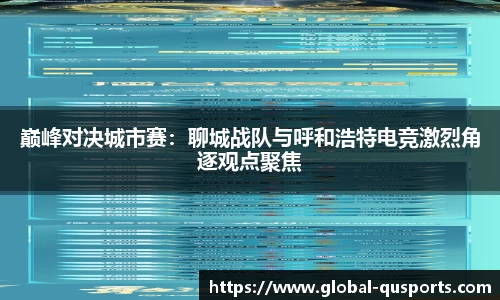 巅峰对决城市赛：聊城战队与呼和浩特电竞激烈角逐观点聚焦