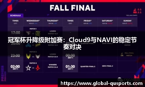 冠军杯升降级附加赛：Cloud9与NAVI的稳定节奏对决